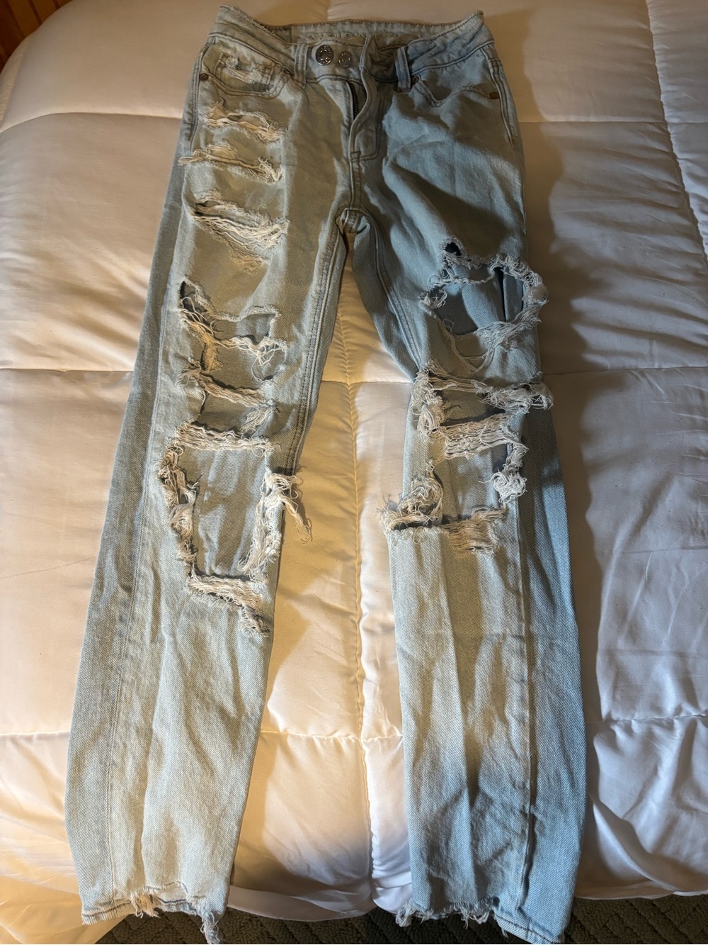 Light Blue Distressed woman’s  Jeans